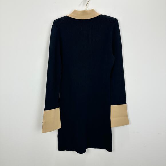 J.Crew Ribbed Polo Sweater Dress Jewel Buttons Stretch Knit Preppy Small NWT - Picture 8 of 12